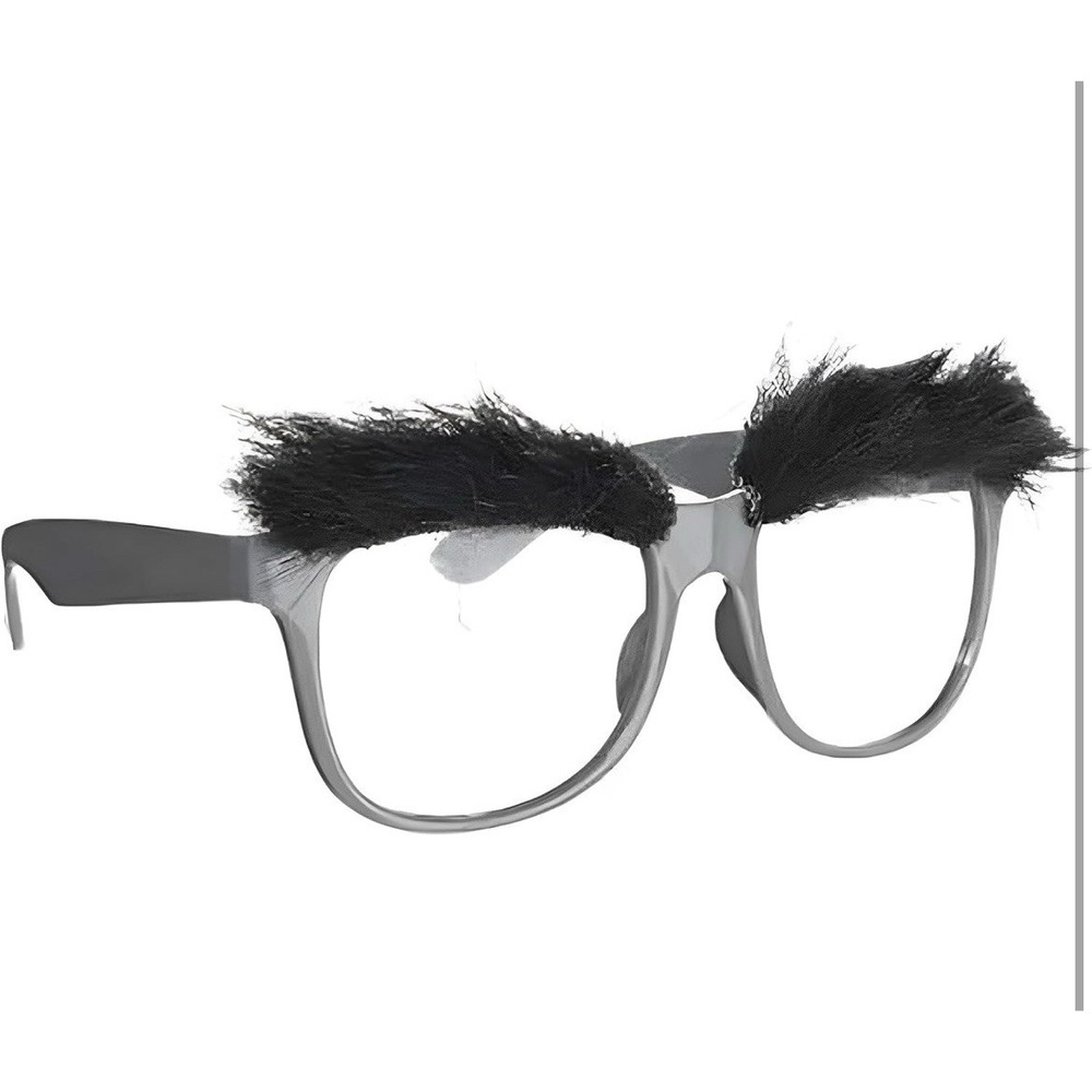 Eyebrows Fun Shades Glasses Fancy Dress Up Halloween Adult Costume Accessory NWT